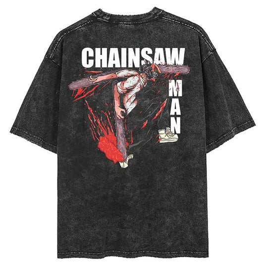 Chainsaw Man Vintage T-shirt V2