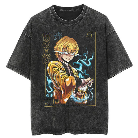 Zenitsu "Sleeping Thunder" Vintage T-shirt