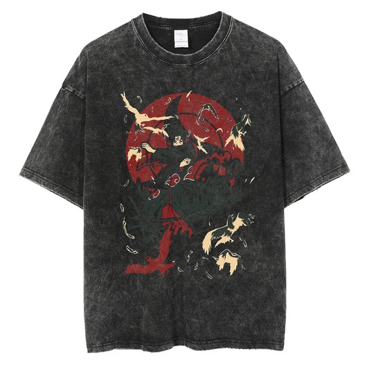 Itachi Uchiha Vintage T-shirt V4
