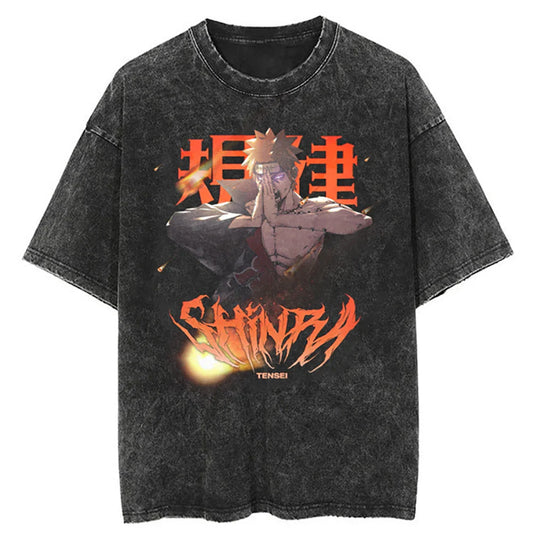 Pain Oversized Vintage T-shirt V6 - Keycap Universes