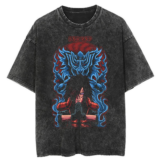 Madara Oversized Vintage T-shirt V5 - Keycap Universes