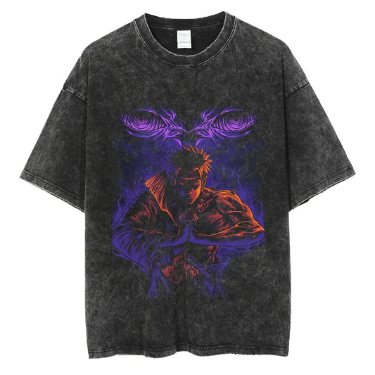 Pain Oversized Vintage T-shirt V4 - Keycap Universes