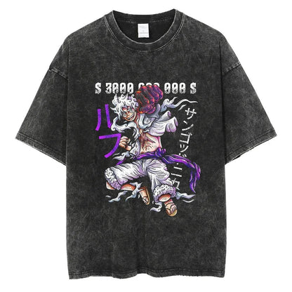 Monkey D Luffy Oversized Vintage T-shirt V13 - Keycap Universes