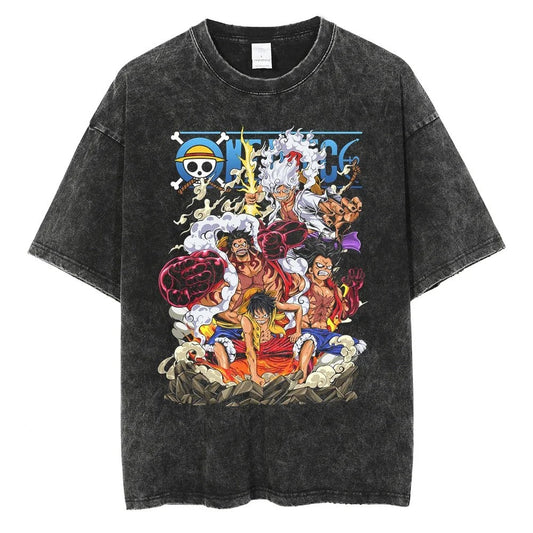 Onepiece Oversized Vintage T-shirt V1 - Keycap Universes