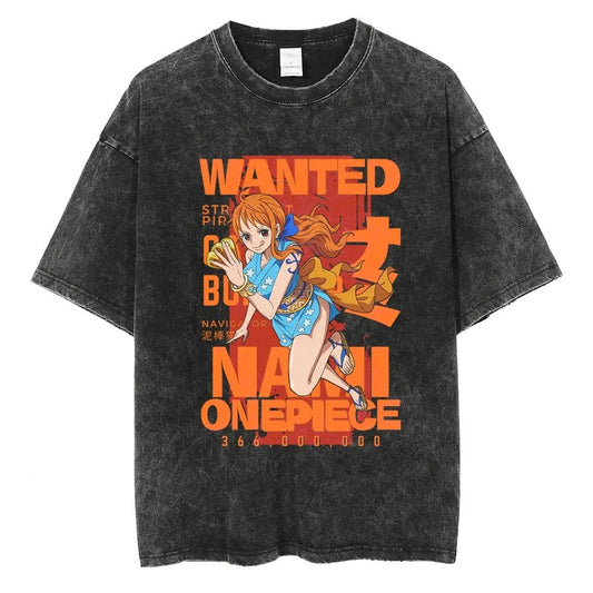 Nami Oversized Vintage T-shirt V3 - Keycap Universes