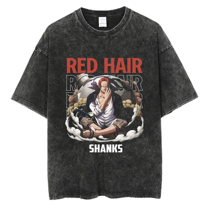 Shanks Oversized Vintage T-shirt V2 - Keycap Universes