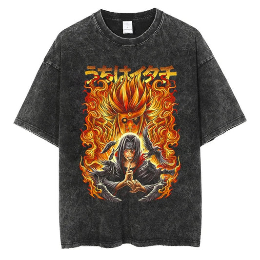 Itachi Uchiha Vintage T-shirt V2