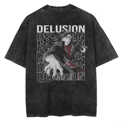 Delusion Oversized Vintage T-shirt - Keycap Universes