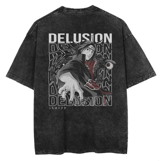 Delusion Oversized Vintage T-shirt - Keycap Universes