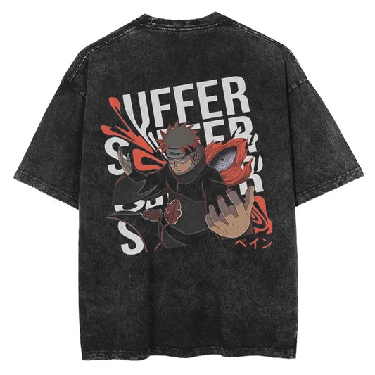 Suffer Oversized Vintage T-shirt - Keycap Universes