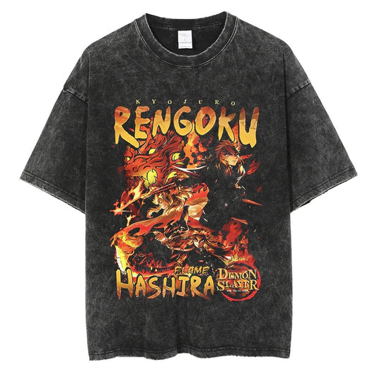 Kyojuro Rengoku Vintage T-shirts Pack