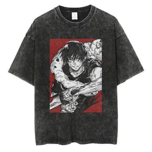 Gojo X Sukuna X Toji Vintage T-shirt - Keycap Universes