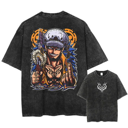 Law Oversized Vintage T-shirt V1 - Keycap Universes