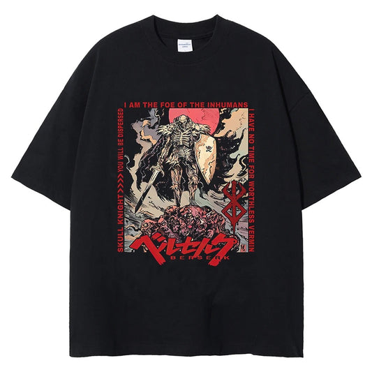 Berserk "The Foe of The Inhumans" Vintage T-shirt - Keycap Universes