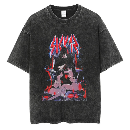 Itachi Oversized Vintage T-shirt V3 - Keycap Universes