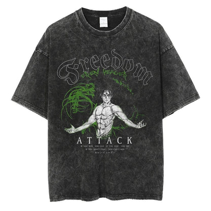 Eren "Freedom Fighter" Vintage T-shirt